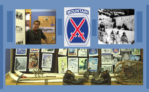 Craig Beck creates another great display~Honoring the 10th Mountain Division!