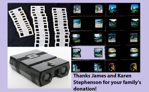 Rare 3D slide donation from the Stephenson family!