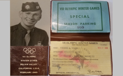 Theodore (Ted) A. Wilson ~ Great Father, Lover of the Mountains, Olympic Collector, Honored Soldier and State Park Superintendent’s Olympic Donations